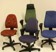 Kontorsstolar Kinnarps 8000 & 6000