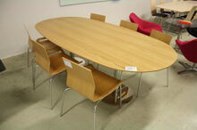 Konferensbord ellips ek 240cm